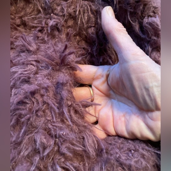 Torrid Faux Fur Sherpa Cropped Jacket Size 2 - Picture 6 of 10